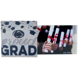 proud Penn State grad floating picture frame